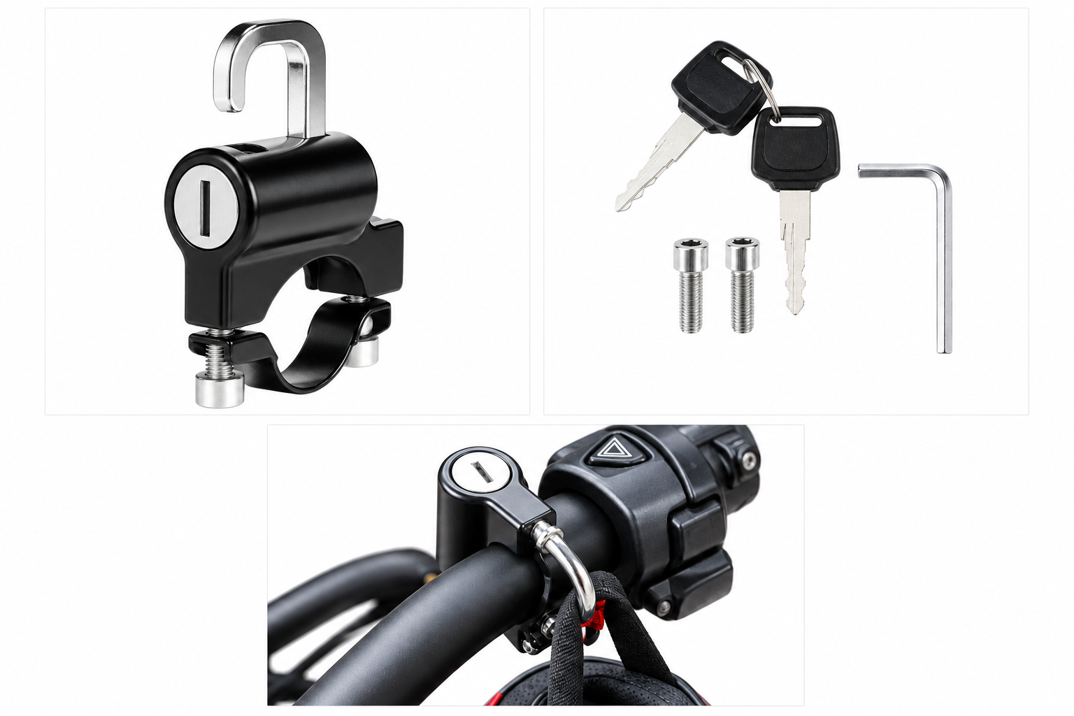VELEXORI UNIVERSAL
MOTORCYCLE HELMET LOCK